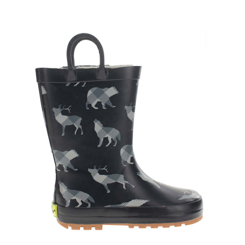 Western Chief Kid's Woodland Plaid Mini Tread Loop Boot